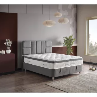   Livora Visco ágykeret és matrac szett - 100x200x30 cm - Ágykeret és Ortopédia Memóriahabos Táskarugós matrac