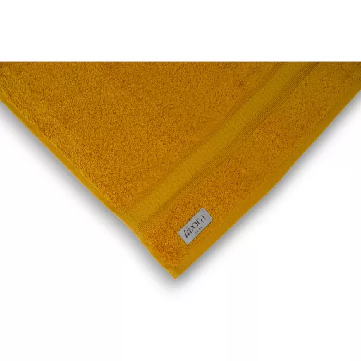 VICHTE Törölköző 50x100 cm - Mustár - 450 g/m² - Hotel Minőség