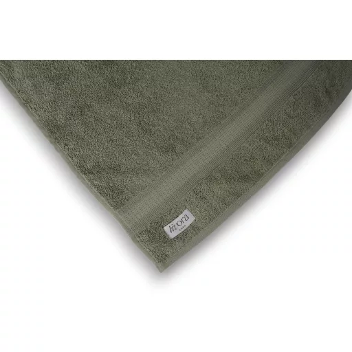 VICHTE Törölköző 50x100 cm - Oliva zöld - 450 g/m² - Hotel Minőség