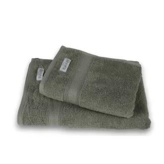   VICHTE Törölköző 70x140 cm - Oliva zöld - 450 g/m² - Hotel Minőség