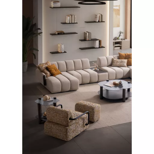Rivian fotel és puff 